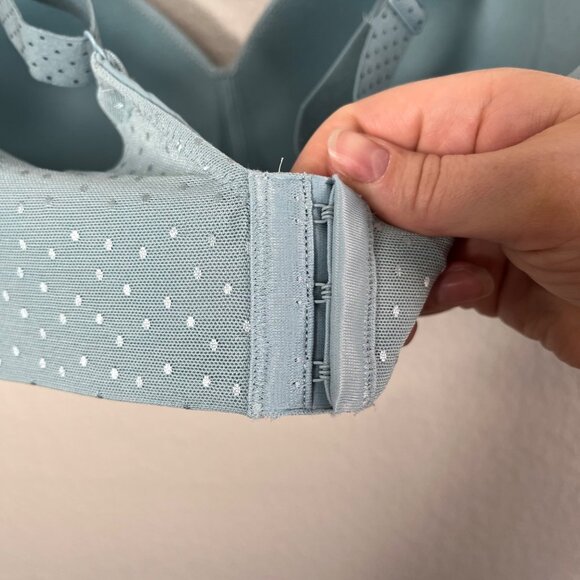 Wacoal Womens Back Appeal Wire Free Bra 38DD Stone Blue 856303 - Picture 8 of 9